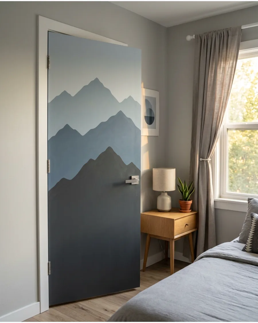 49. Mountain Landscape Door