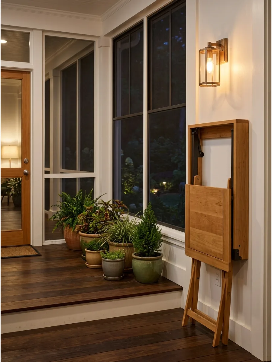 21. Add a Fold-Down Wall Table