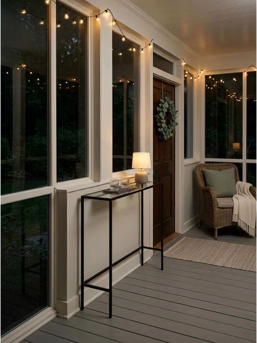 24. Install a Slim Wall-Mounted Console