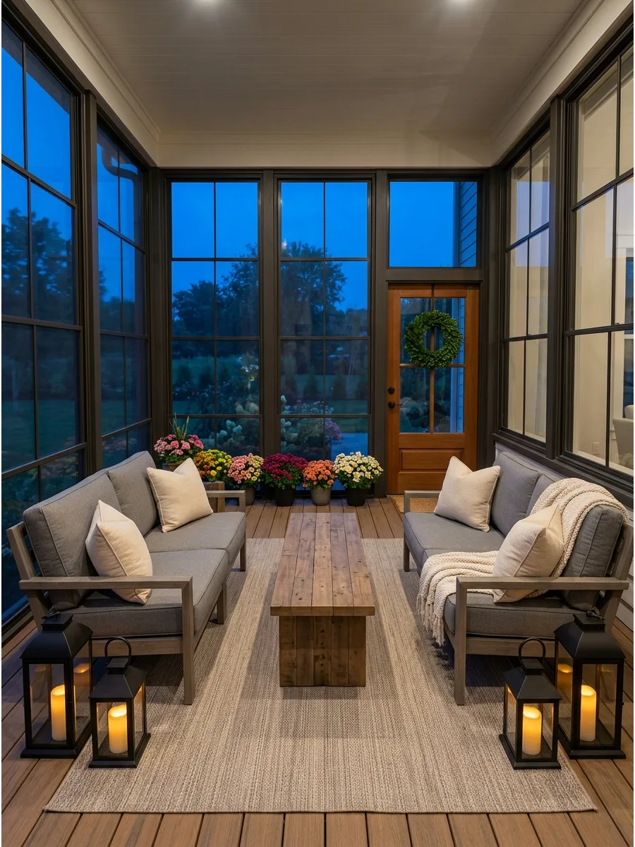 3. Arrange Two Loveseats Facing Each Other