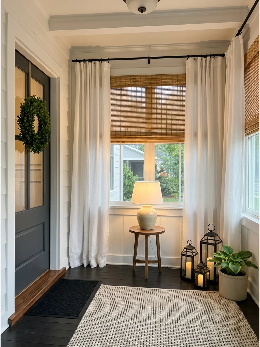 50. Layer Window Treatments