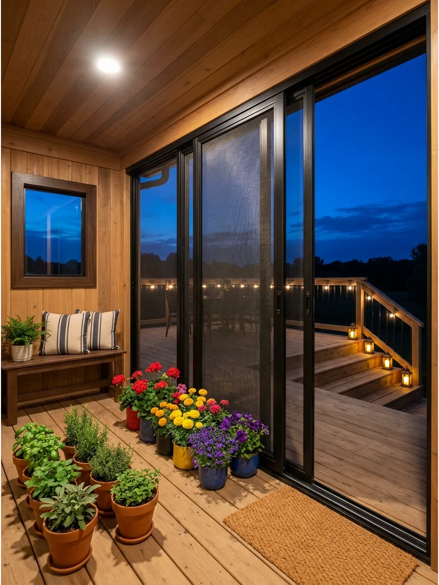 59. Install Sliding Screen Panels
