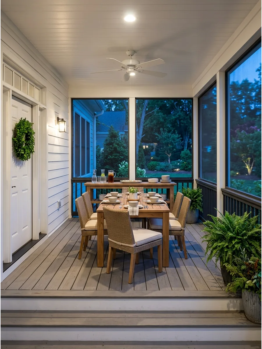 63. Design a Screened Dining Porch