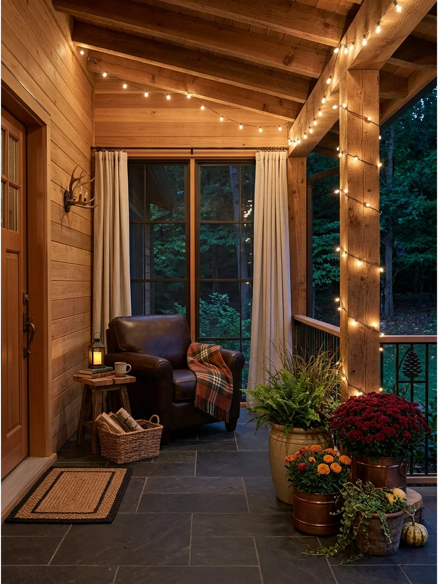78. Design a Rustic Lodge Porch