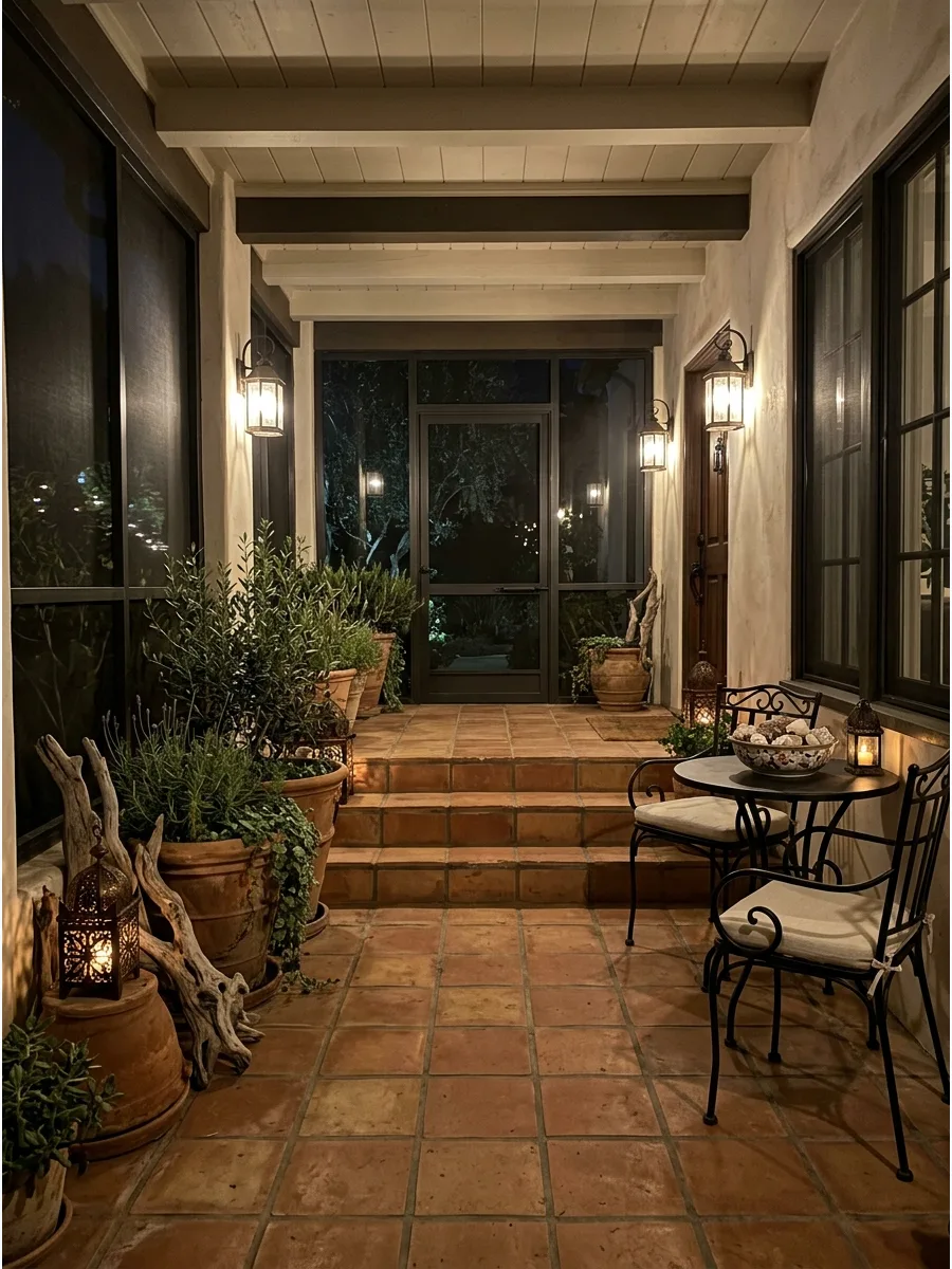 79. Create a Mediterranean-Inspired Porch