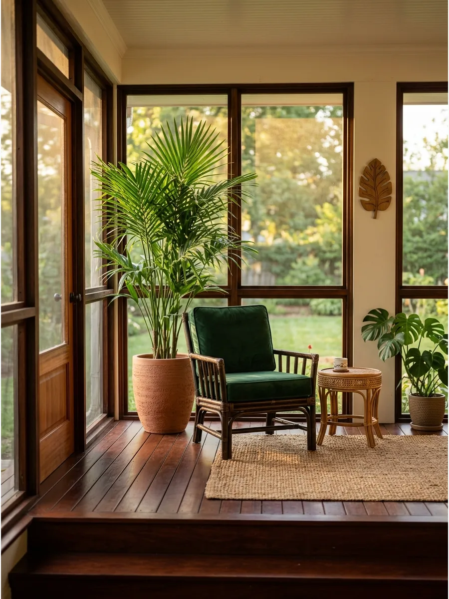 82. Create a Tropical Enclosed Porch