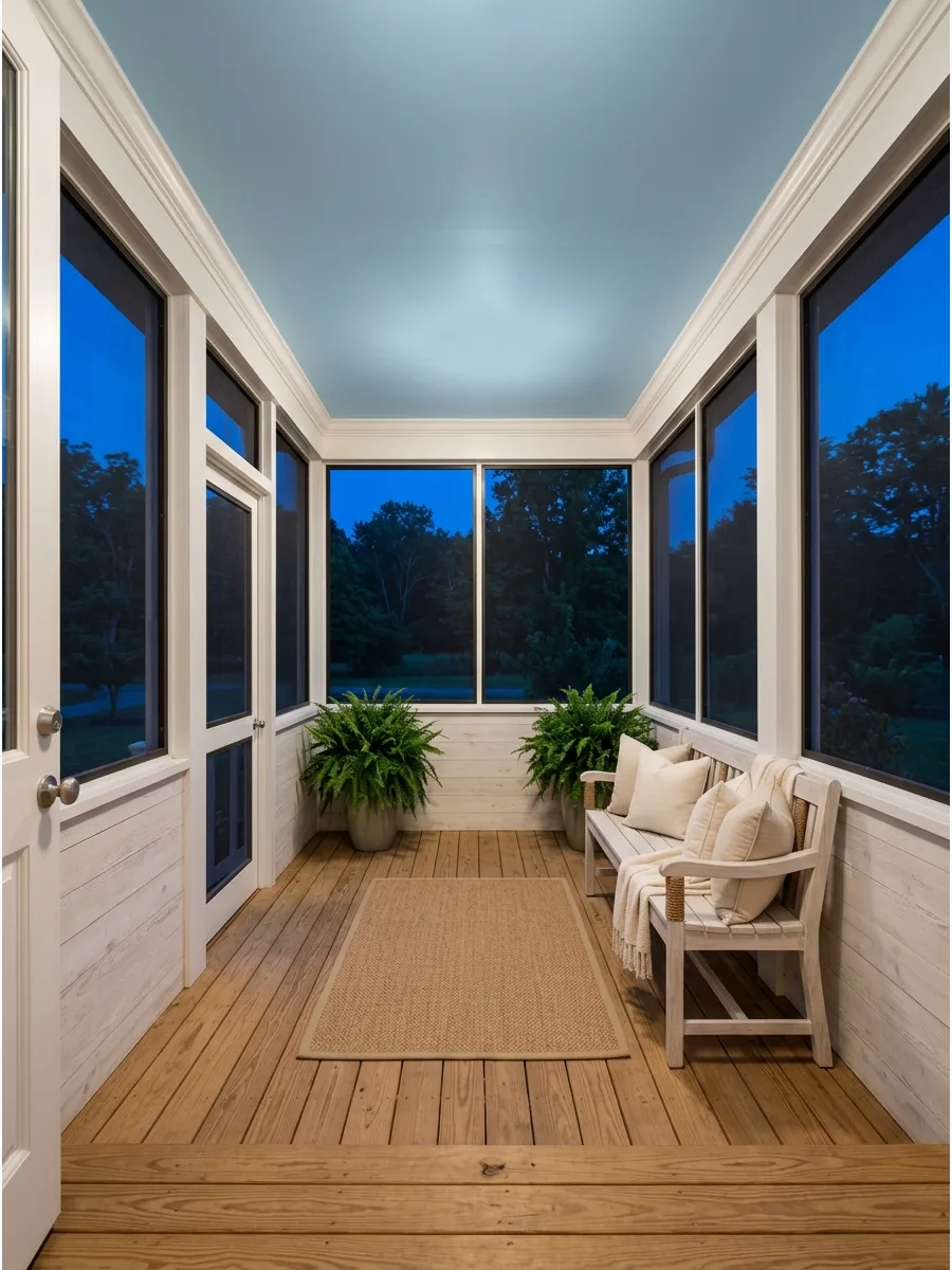 85. Paint the Porch Ceiling Pale Blue