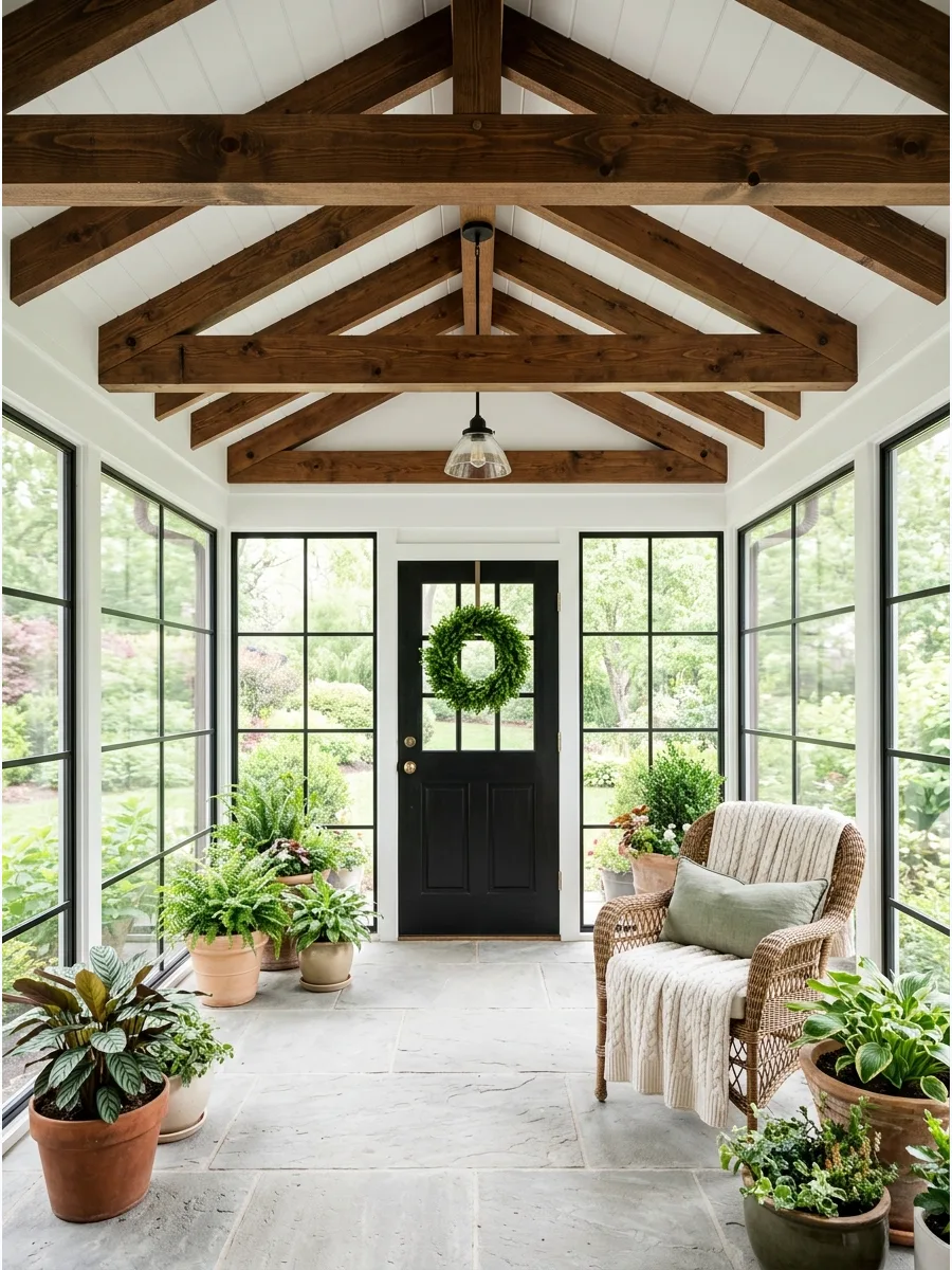 87. Highlight Exposed Ceiling Beams