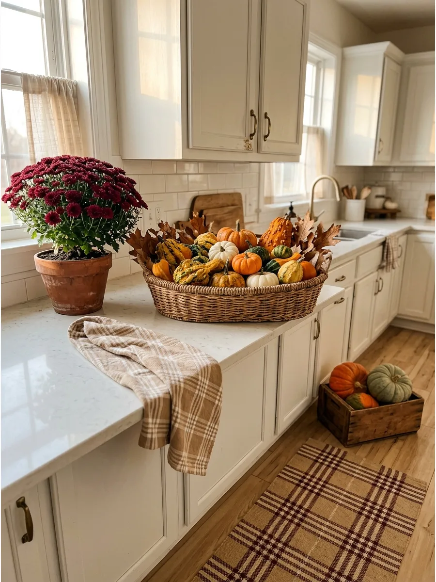 11. Woven Basket of Gourds