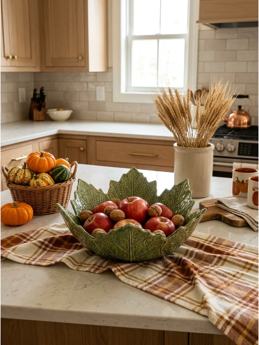 30. Ceramic Leaf Bowl