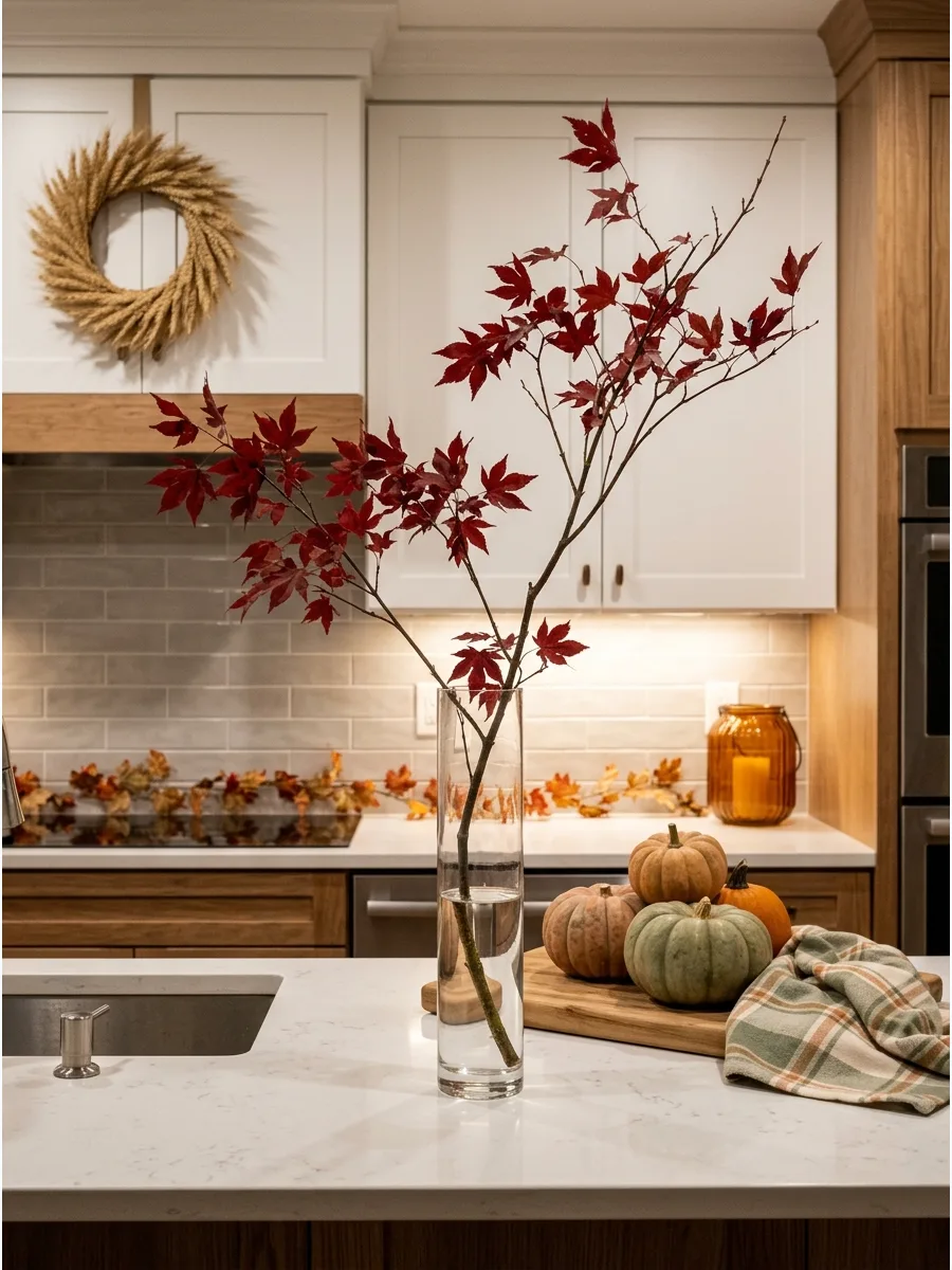 32. Minimalist Single Branch Arrangement