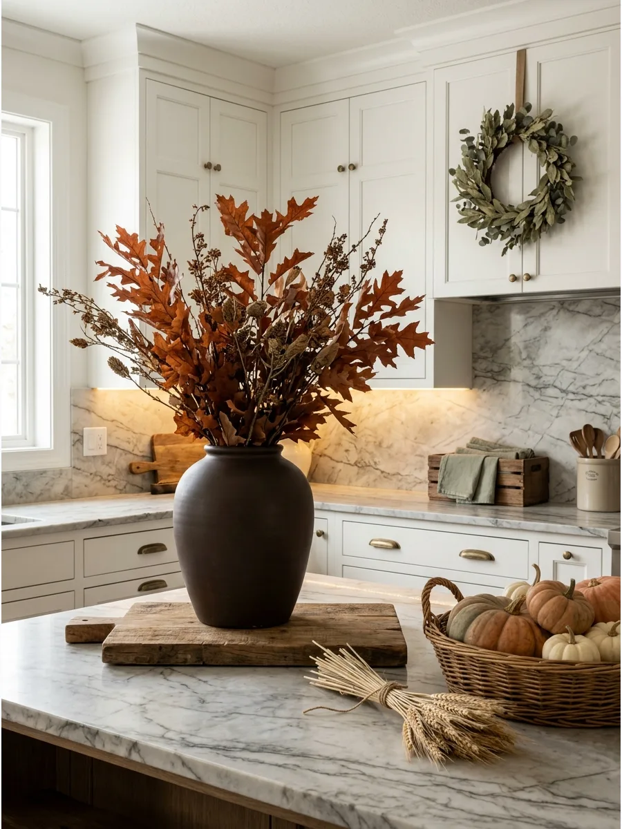 40. Marble Counter Bold Arrangement