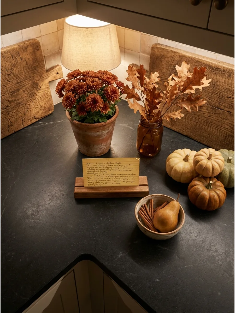 51. Autumn Recipe Card Stand