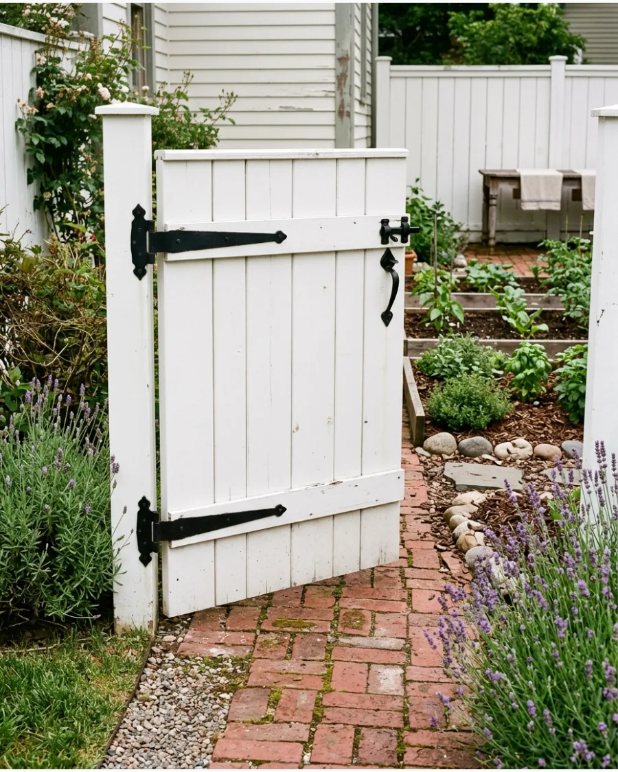 14. Board-and-Batten Garden Gate