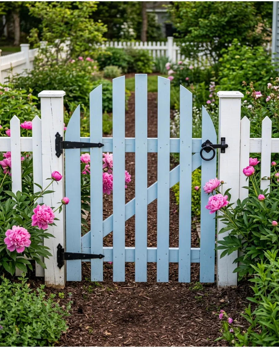 26. Arched Picket Gate