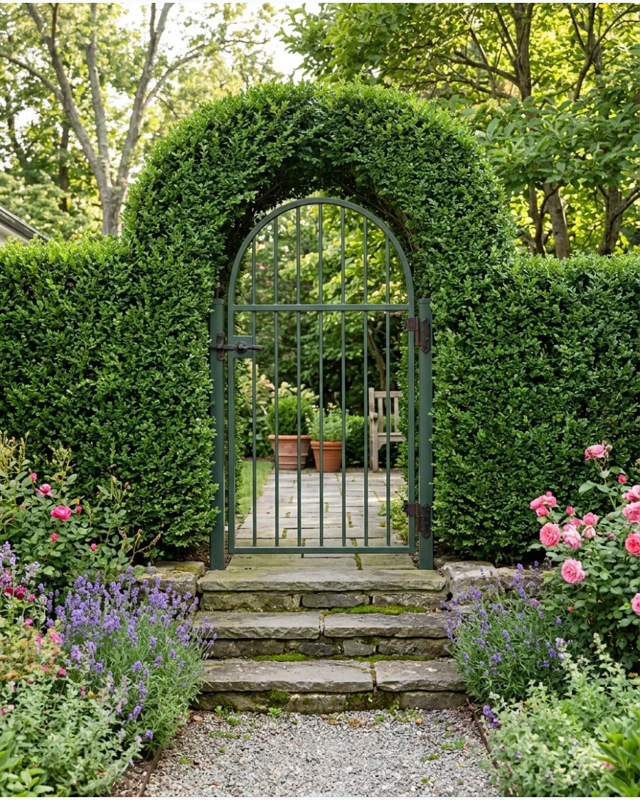 45. Living-Hedge Garden Gate