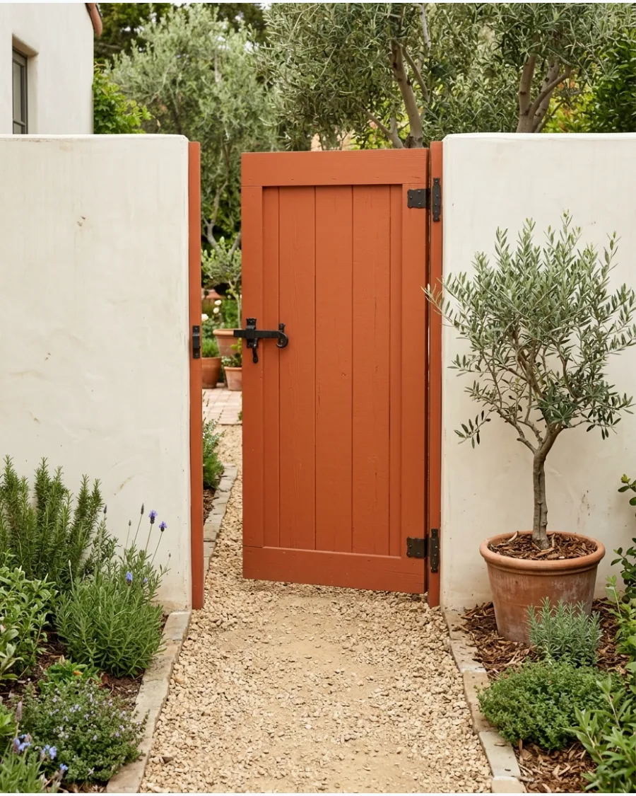 48. Terracotta Garden Gate