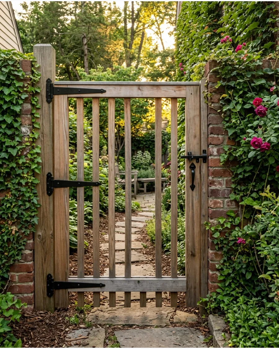 6. Asymmetrical Slat Gate