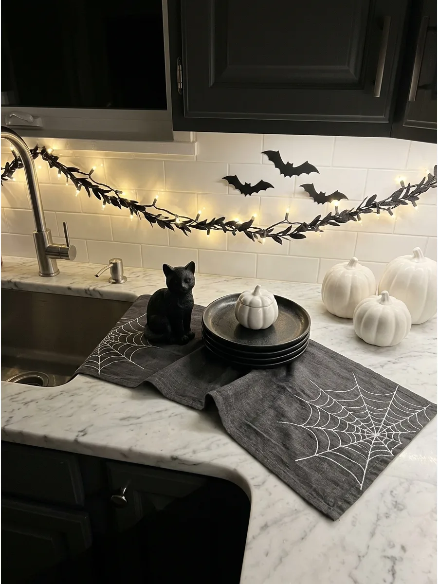 15. Create a Black Cat Kitchen Vignette