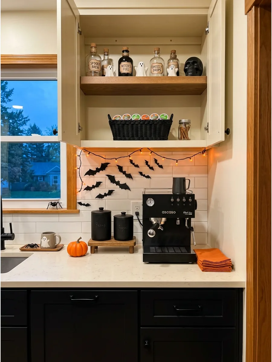 16. Build a Halloween Coffee Bar