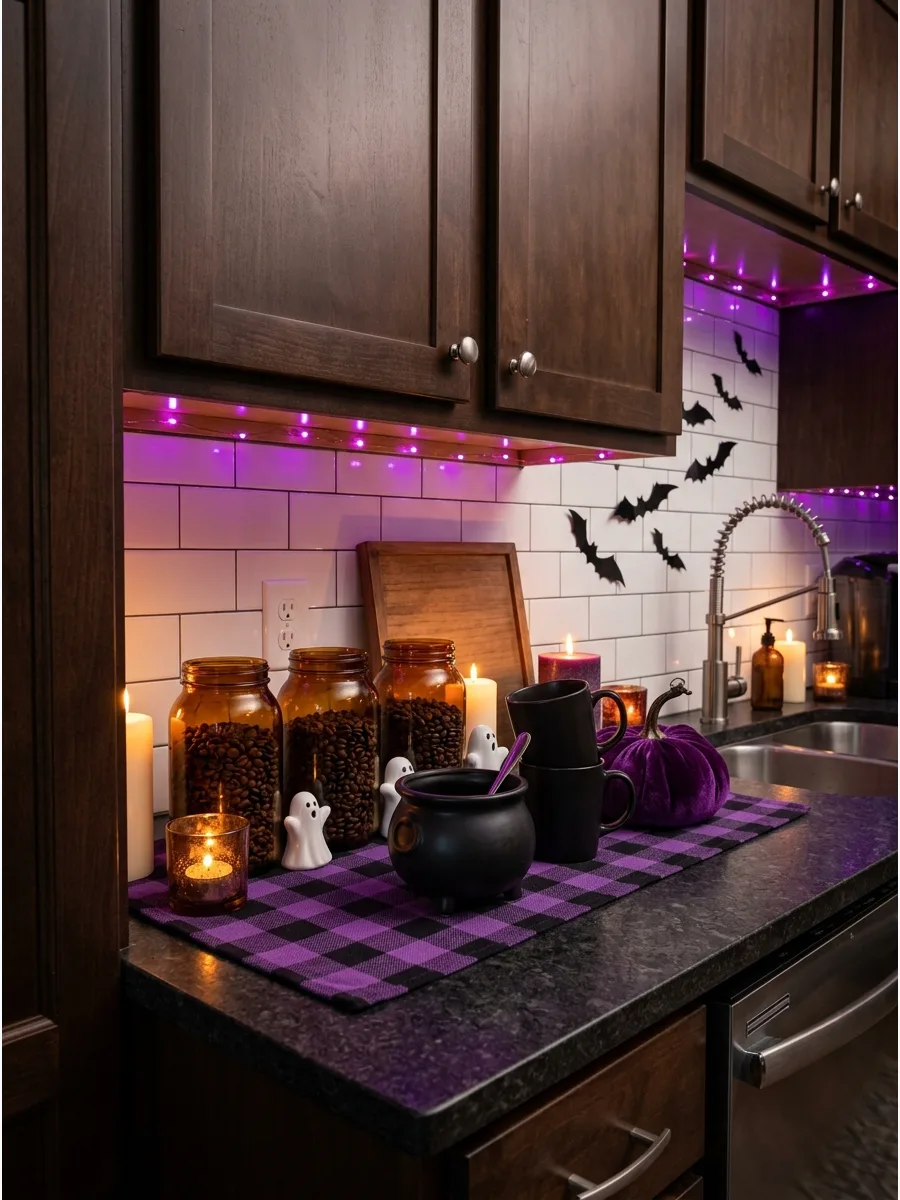 17. Create a Witch’s Brew Coffee Station