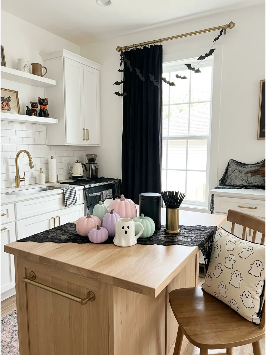 21. Create a Pastel Halloween Coffee Bar