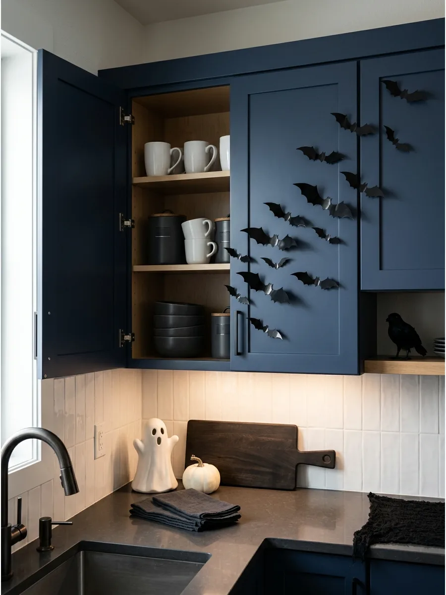 32. Add Removable Bats to Cabinet Doors