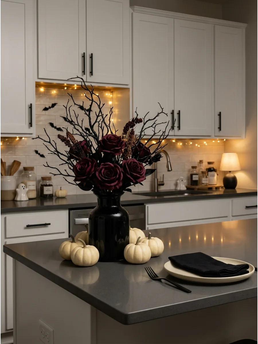 40. Add a Haunted Floral Arrangement
