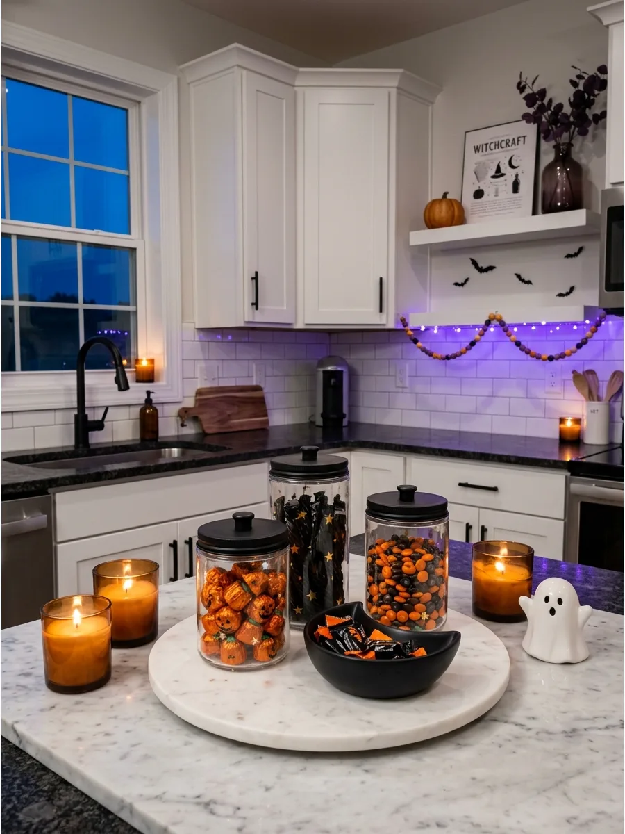 48. Build a Cute Halloween Candy Station