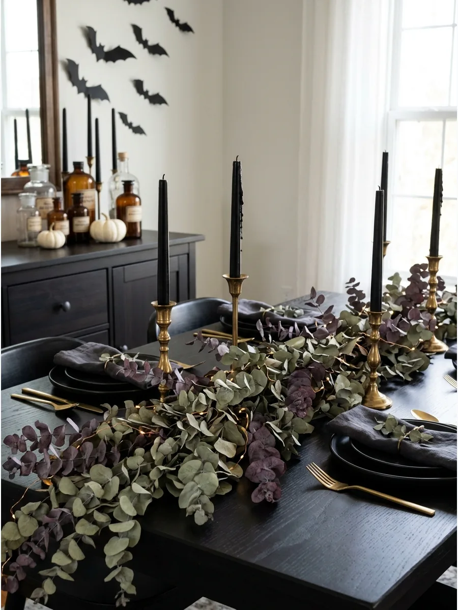 14. Dried Purple Eucalyptus Garland