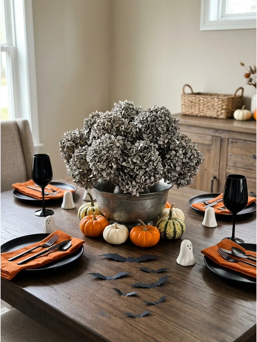 26. Dried Gray Hydrangea Bundle