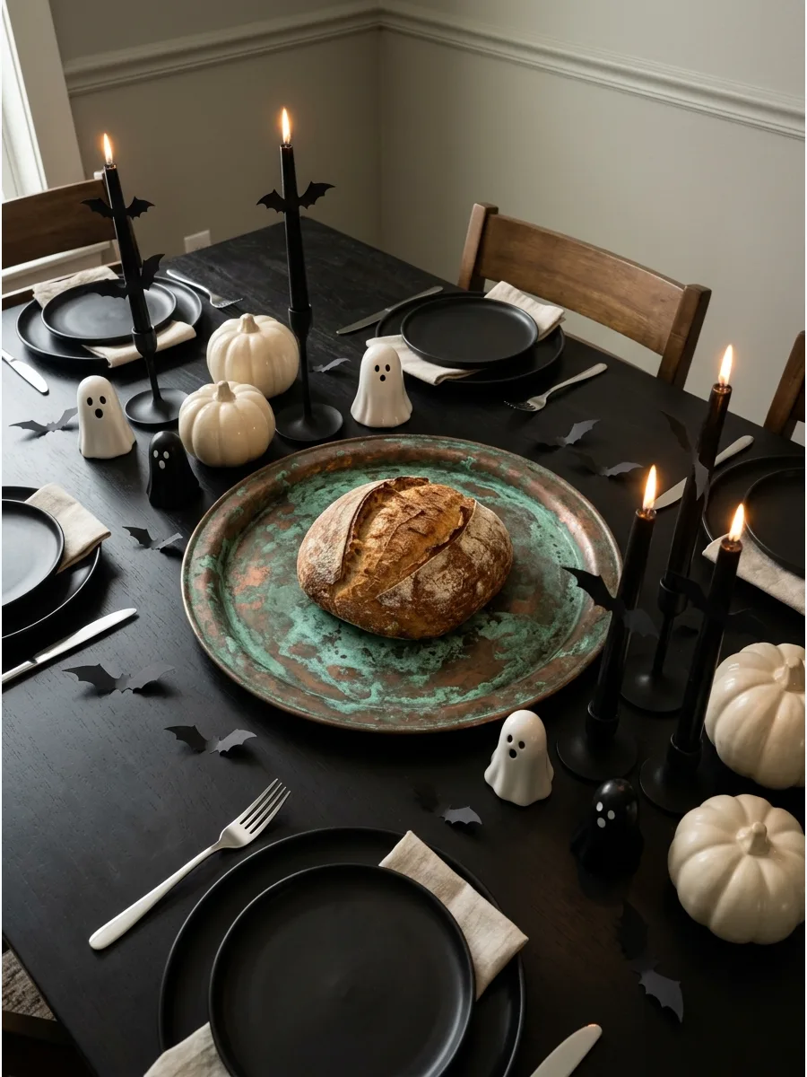 41. Oxidized Copper Serving Platter