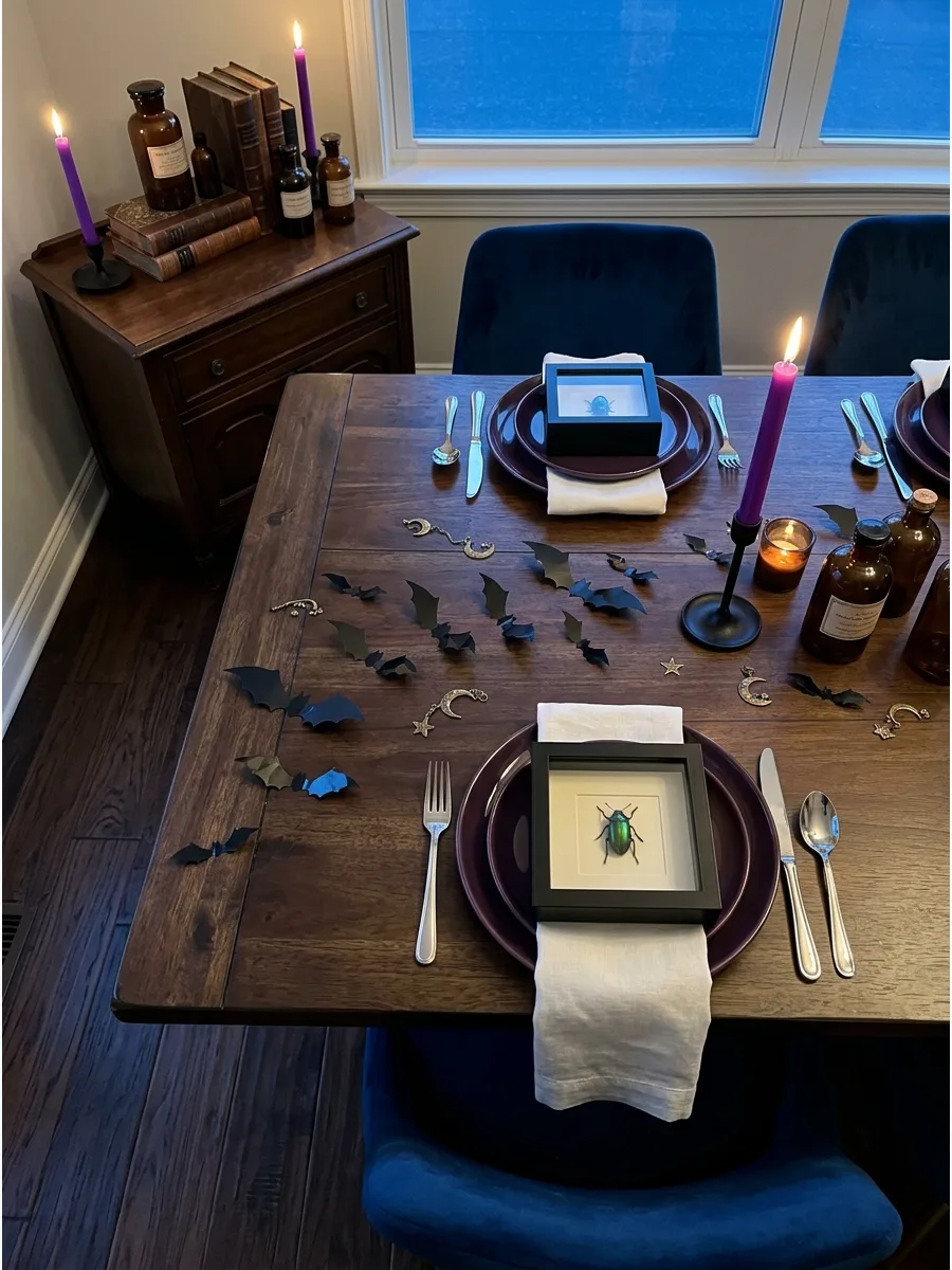 48. Framed Beetle Place Cards