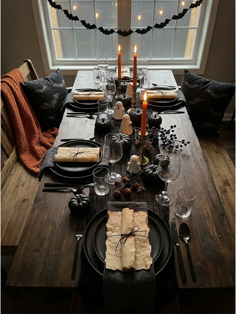 9. Aged Parchment Scroll Menus