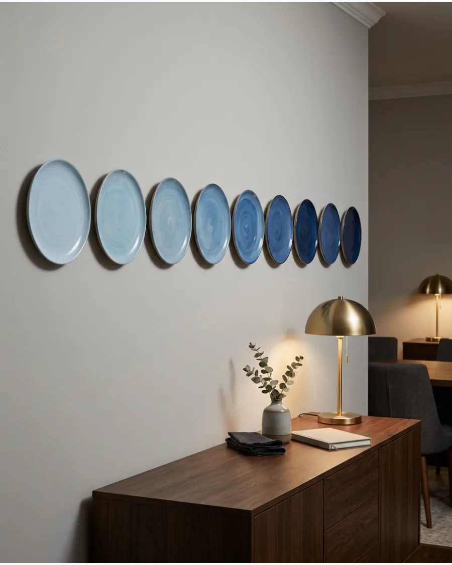 30. Color-Gradient Plate Arrangement