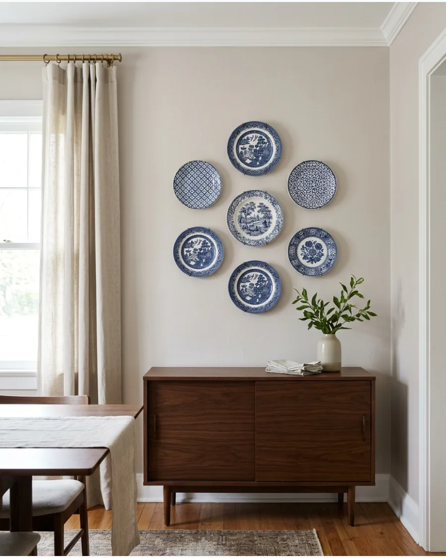 41. Dining Room Plate Wall