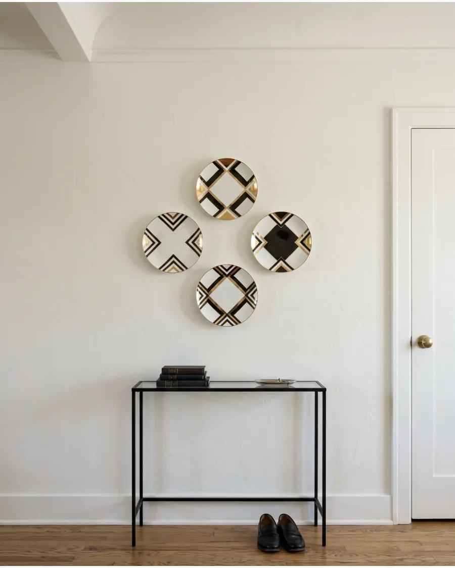 45. Entryway Plate Display