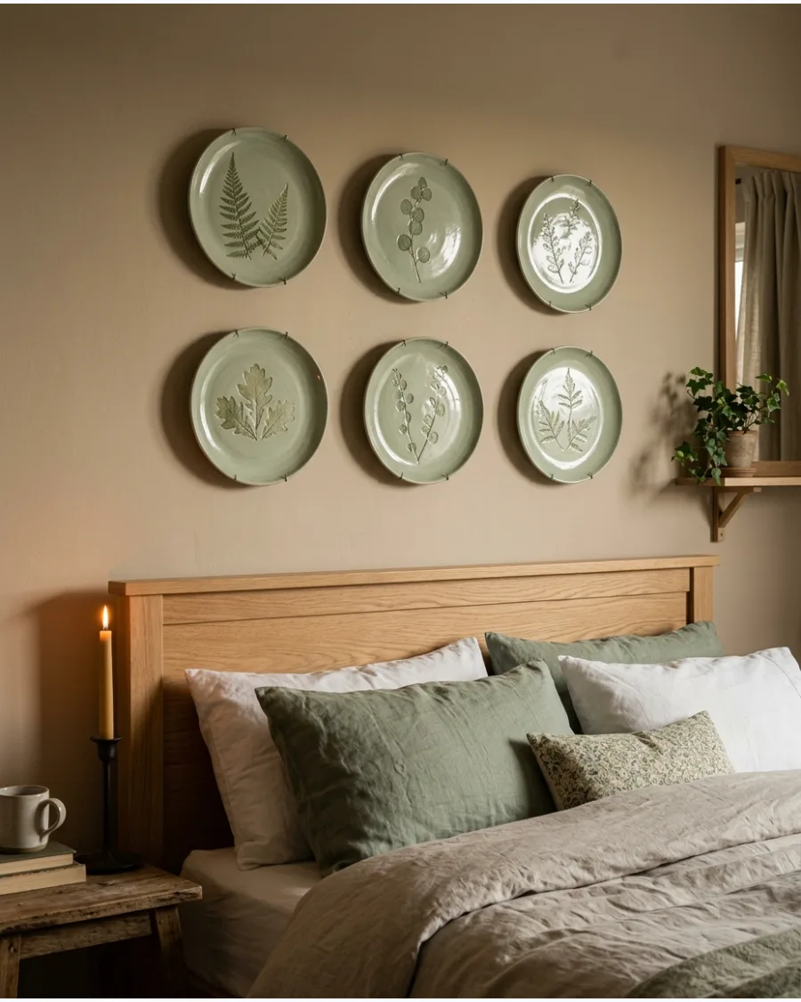 47. Bedroom Plate Wall