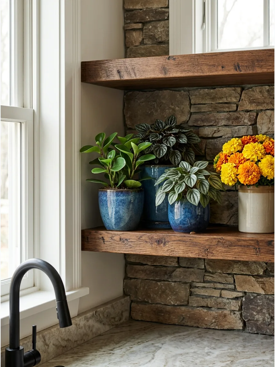 19. Display a Collection of Peperomia Plants