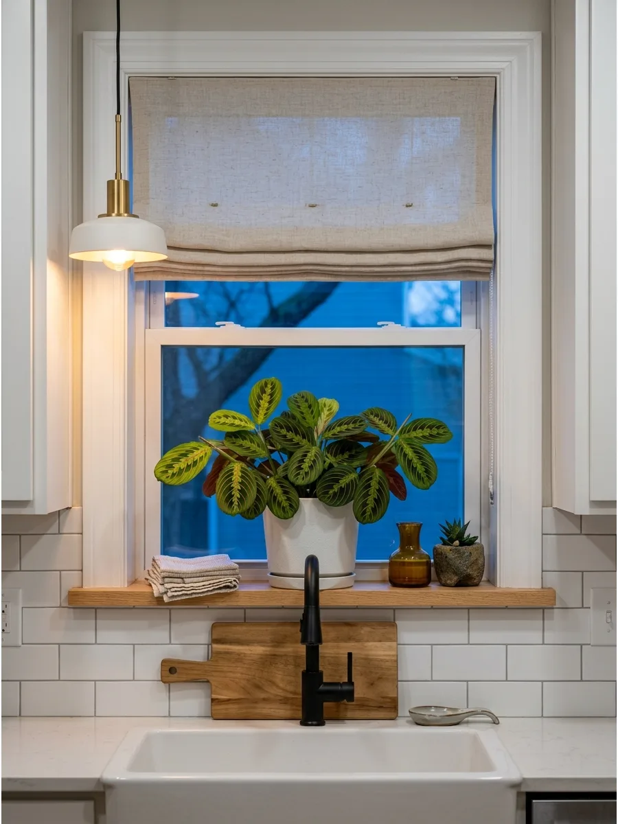 25. Add a Prayer Plant to an East-Facing Window