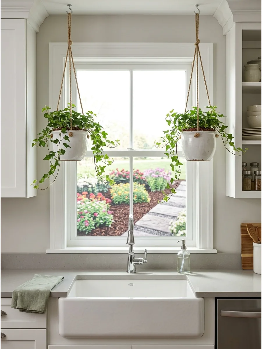 38. Symmetrical Hanging Herb Frames