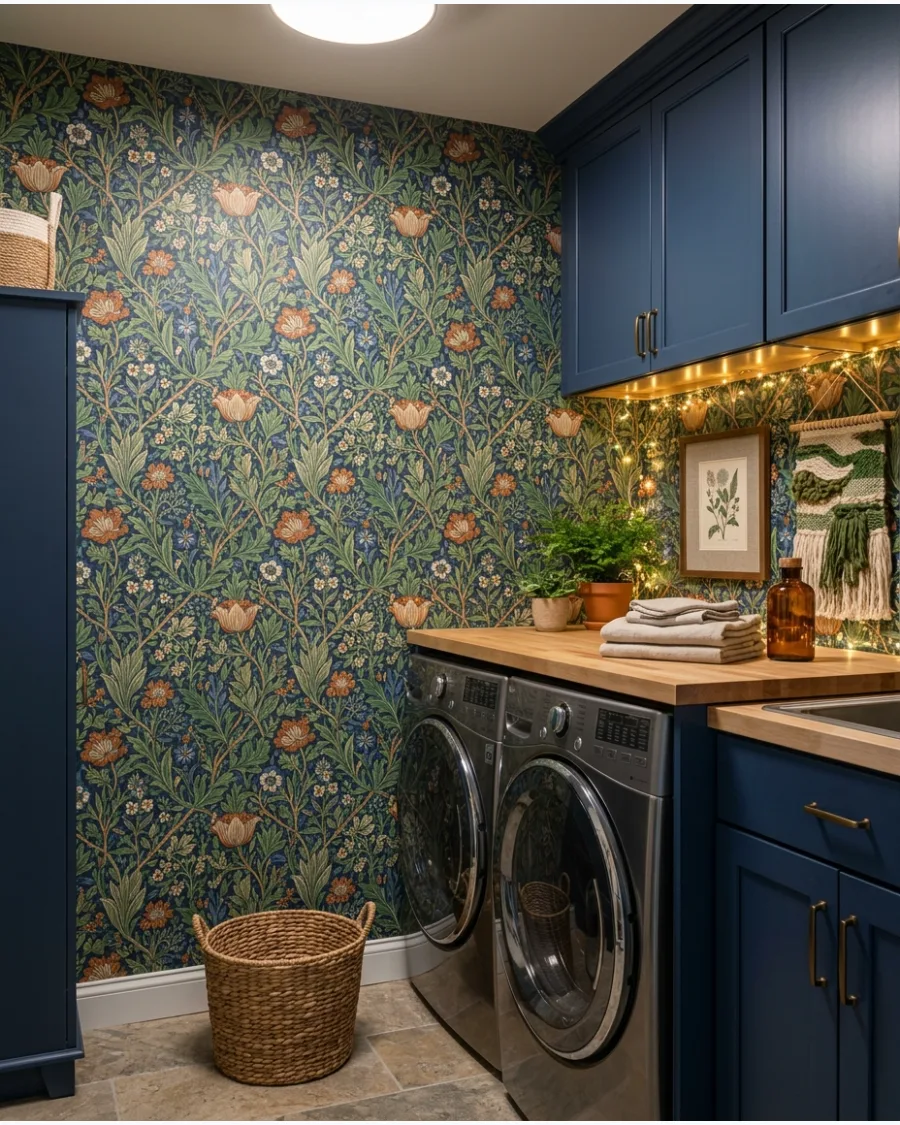 12. Heritage Floral Wallpaper