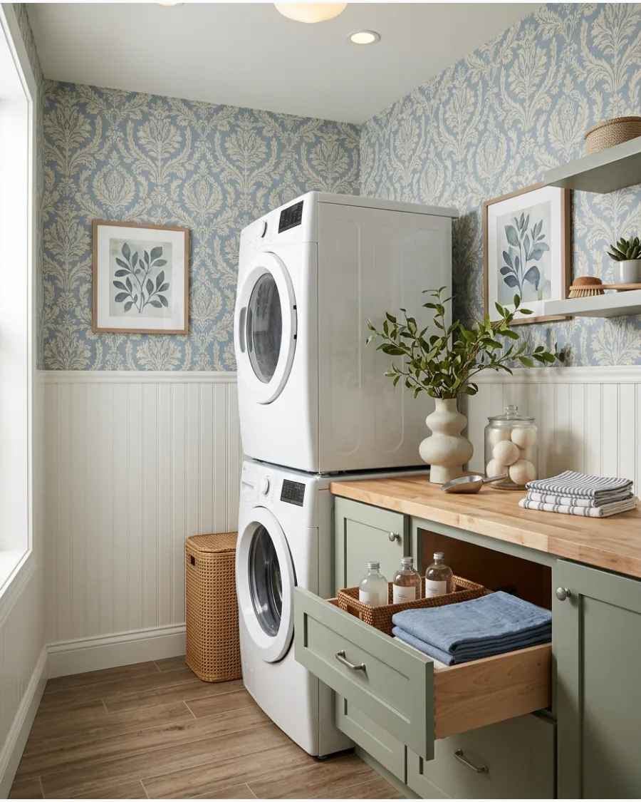 18. Traditional Damask Wallpaper