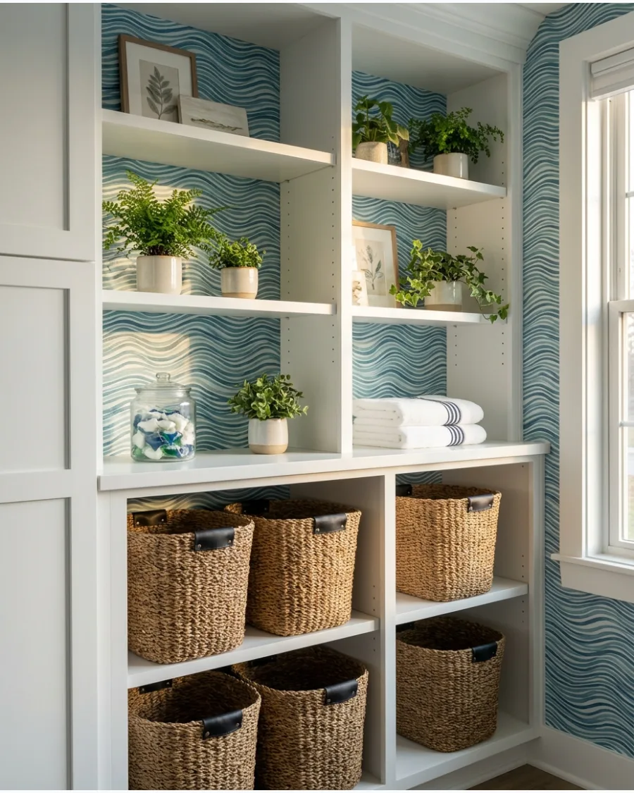 24. Wavy Line Wallpaper