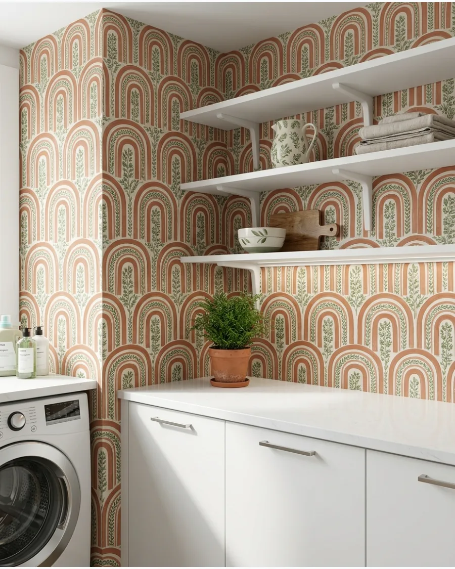 25. Arch Pattern Wallpaper