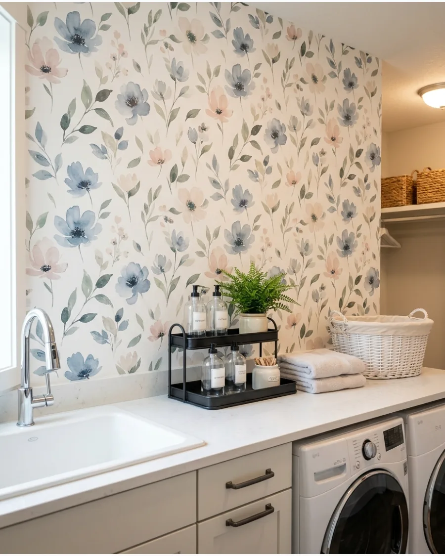 3. Soft Watercolor Florals