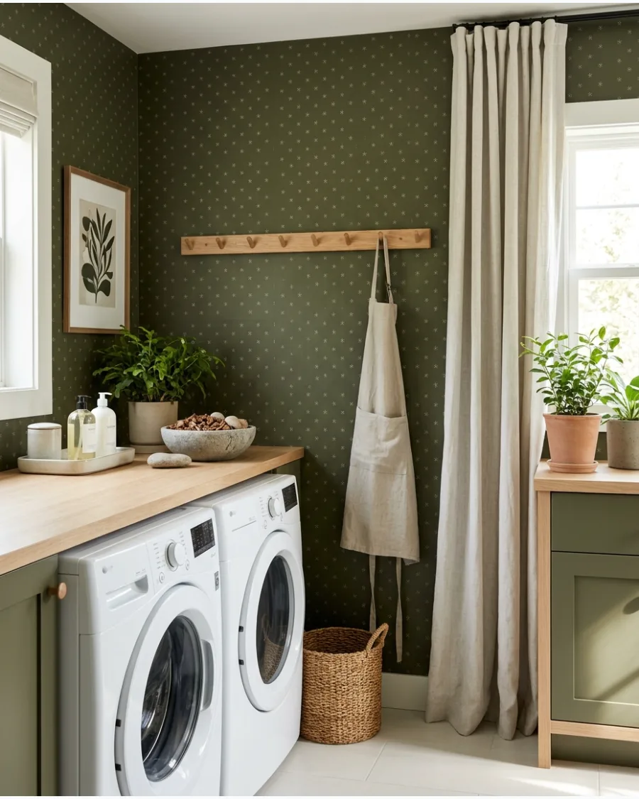 37. Olive Green Wallpaper
