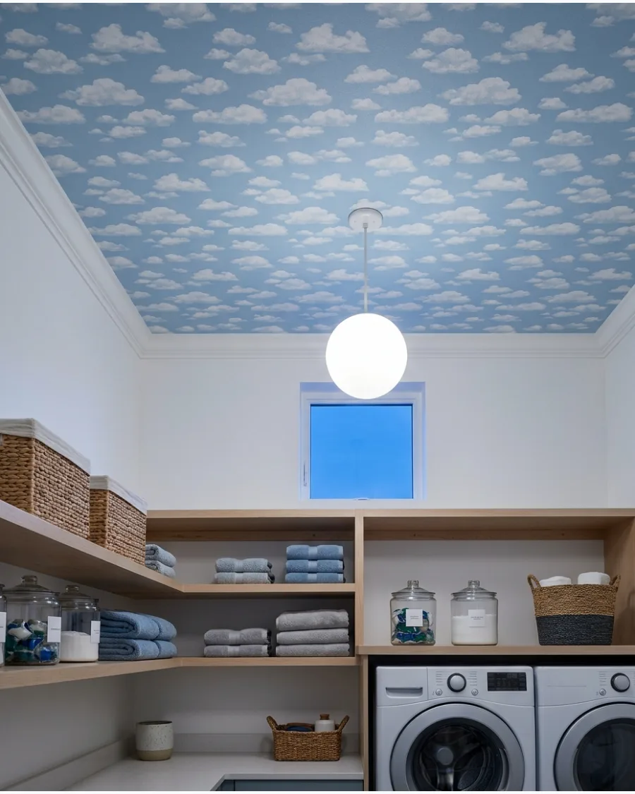 44. Wallpaper on the Ceiling