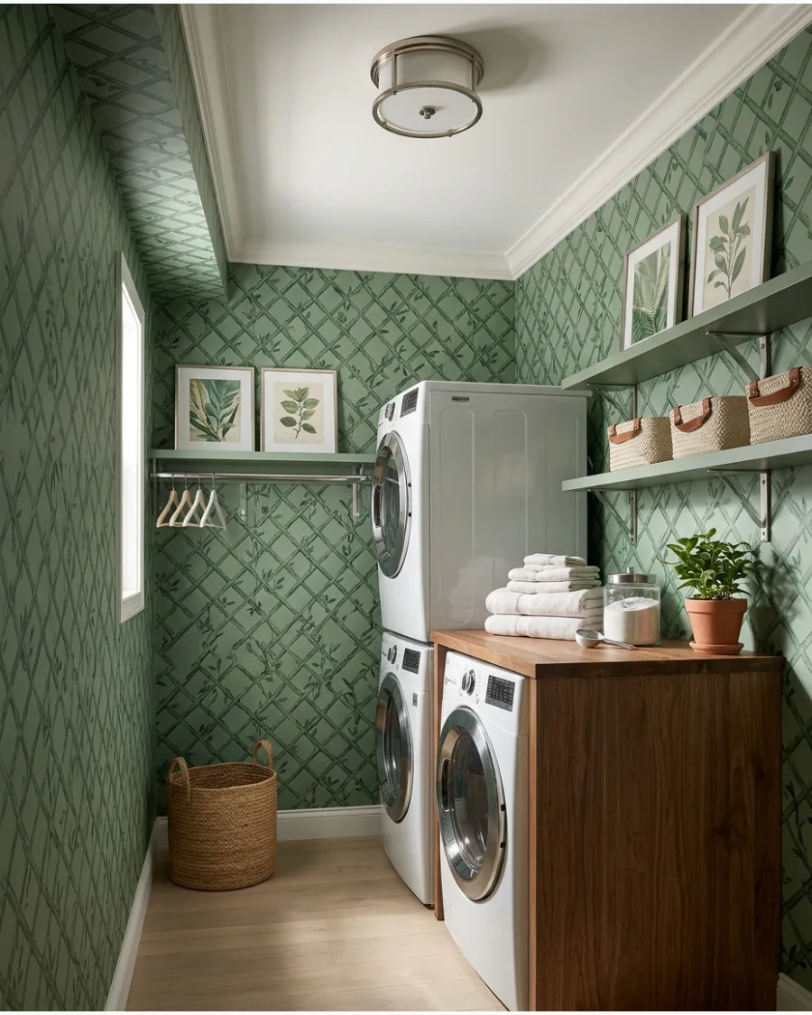 45. Floor-to-Ceiling Wallpaper