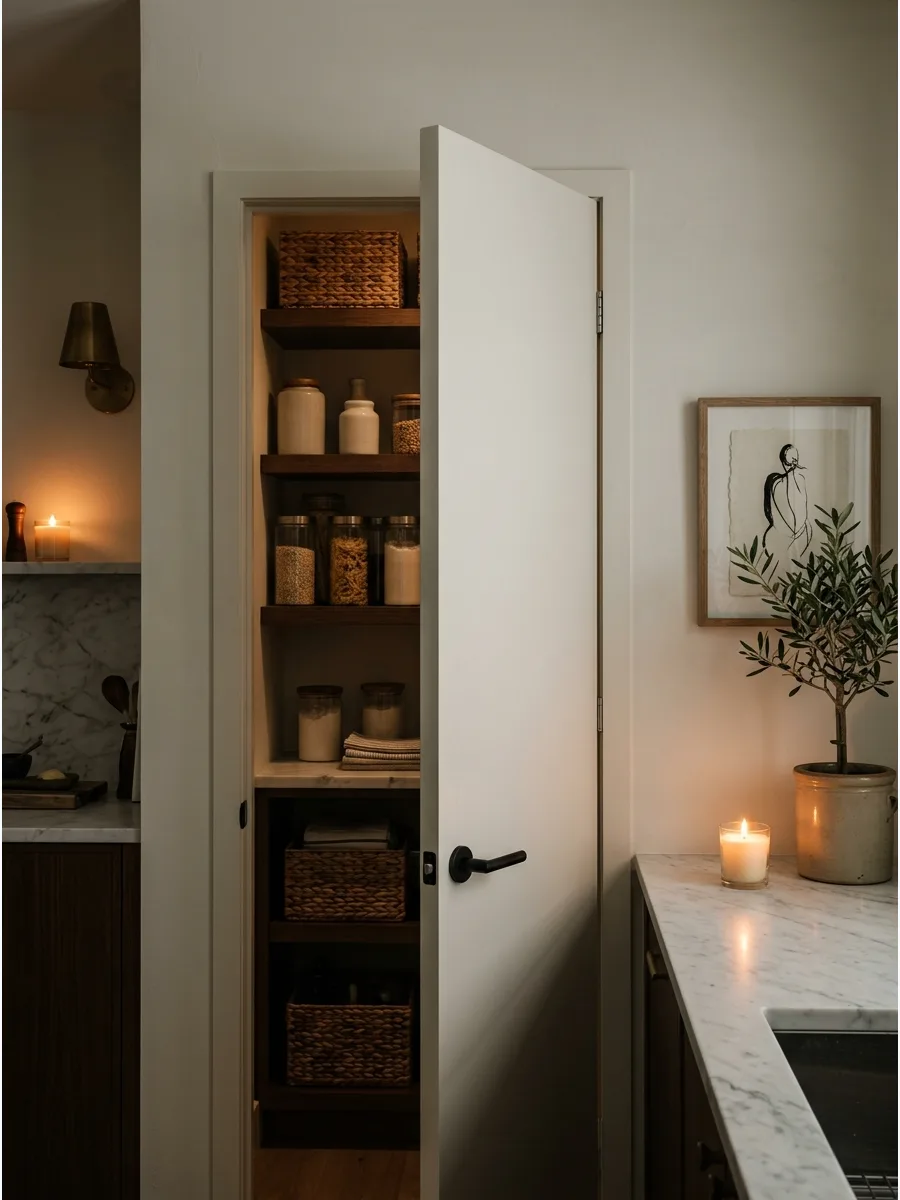 2. Seamless Pantry Door